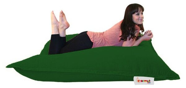 Градински пухен фотьойл Cushion Зелен 100x100x20 см