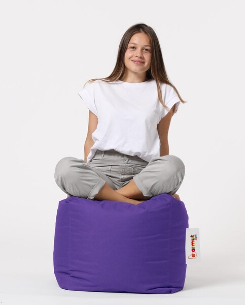 Пуф табуретка за градина Square Violet 45x45x45 см