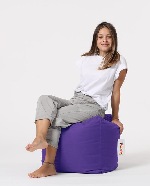 Пуф табуретка за градина Square Violet 45x45x45 см