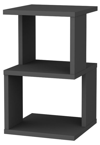 Нощно шкафче Картер Антрацит 29.6x29.6x49.4 см
