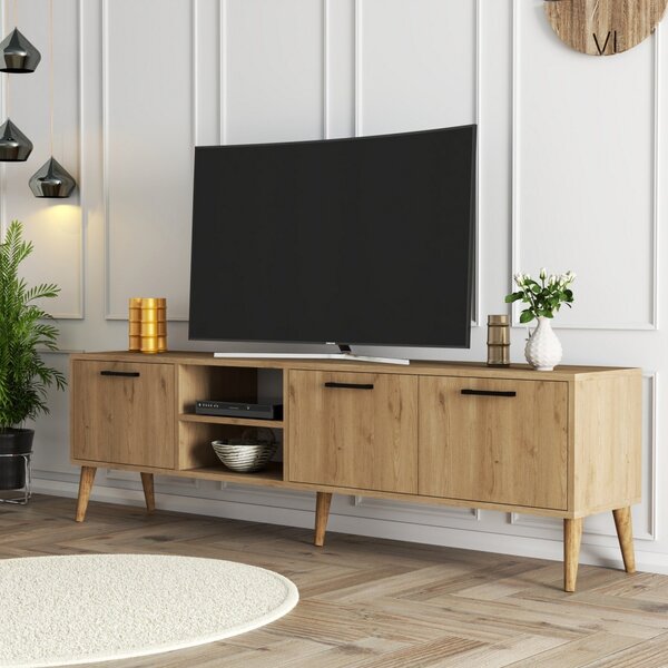 ТВ конзола Exxen Дъб 180x53x35 см