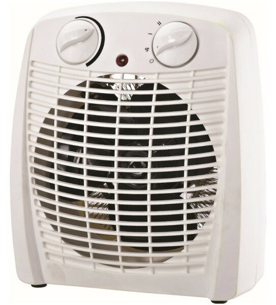 Вентилаторна печка Voltz V51970C, 2000W, за под, 3 степени, бяла
