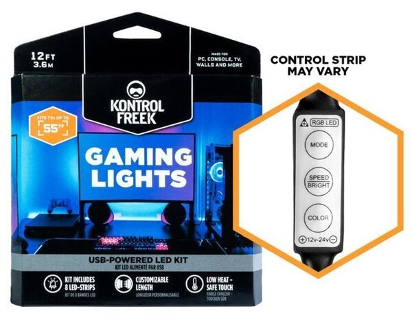 LED лента KontrolFreek Gaming Lights Kit (4211-RTL), USB, 3.6m, RGB