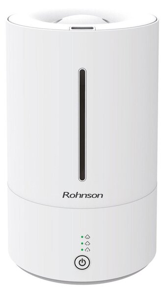 Овлажнител на въздух Rohnson R-9521, 25W, 4.5 l резервоар, подходящ за помещения с площ до 45m², 3 скорости, бял
