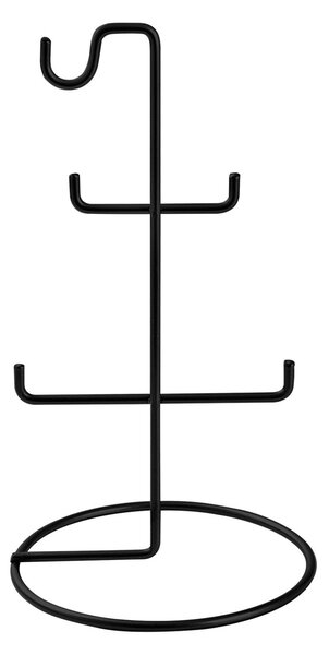 Поставка за бижута TK Черен 15x15x27 см
