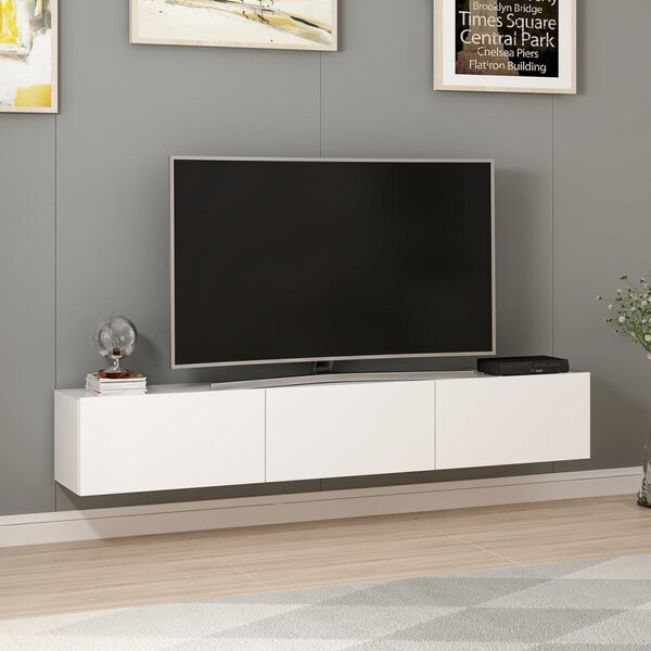 ТВ конзола Ригел Бяла 180x30x32 см