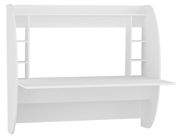 Бюро Buglem Бяло 123.6x120x55 см