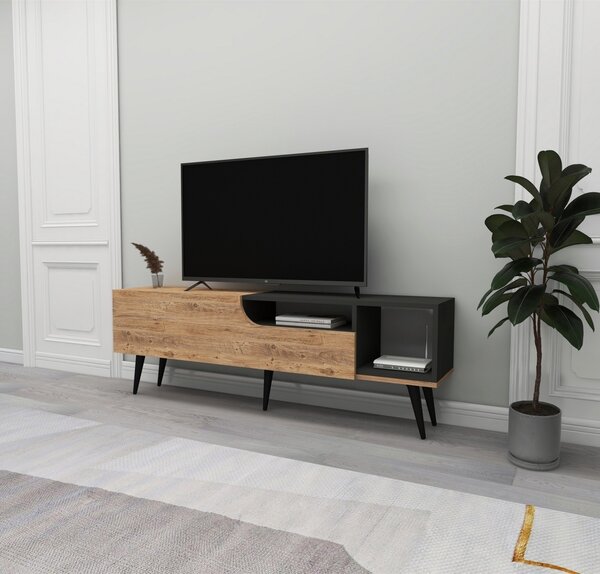 ТВ конзола бяла зелена 150x29.6x49.6 см
