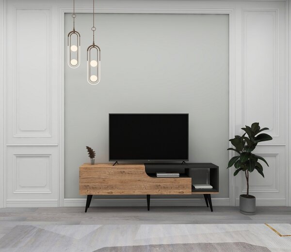 ТВ конзола бяла зелена 150x29.6x49.6 см