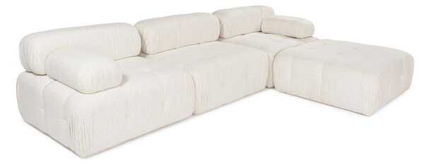 Ъглов диван Добло Крем 315x210x80 см