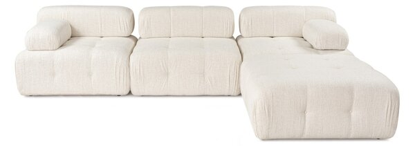 Ъглов диван Добло Крем 315x210x80 см