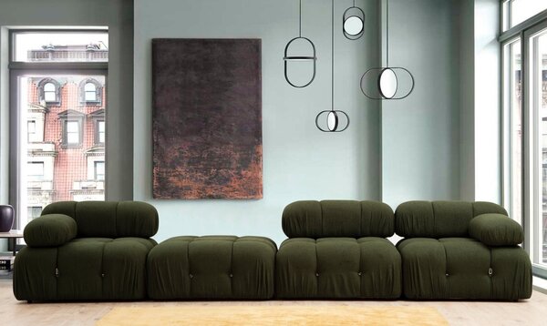 Модулен диван Bubble Зелен 95x95x45 см