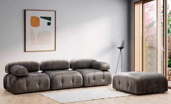 Модулен диван Bubble Сив 95x95x75 см