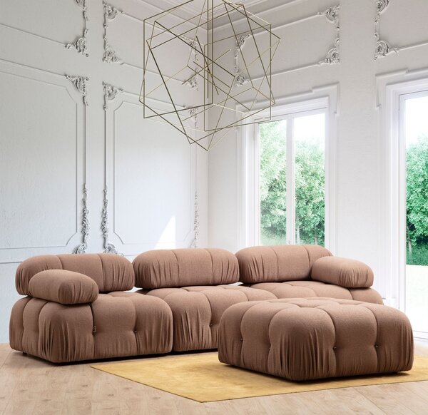 Модулен диван Bubble Кафяв 95x95x45 см