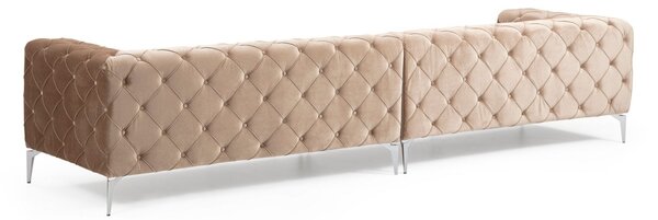 Диван за 4 места Como Крем 344x90x72 см