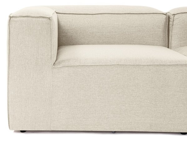 Ъглов диван десен ъгъл Fora Ecru 296x185x66 см