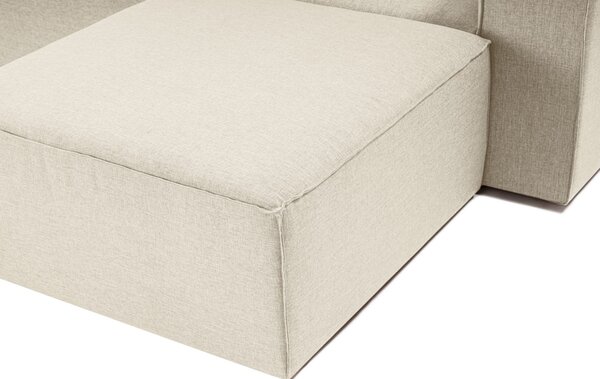 Ъглов диван десен ъгъл Fora Ecru 296x185x66 см