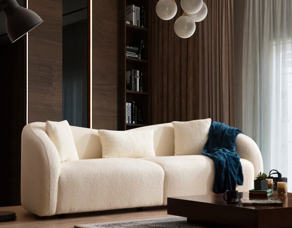 Диван за 3 места Венеция Крем 236x76x91 см