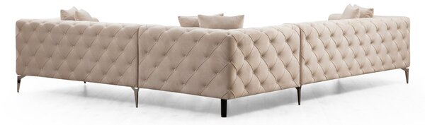 Ъглов диван ляв ъгъл Como Ecru 310x70x270 см