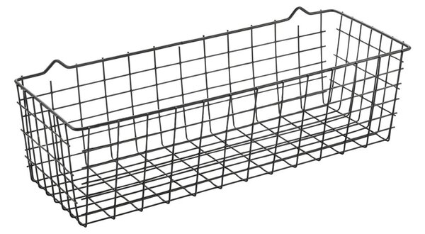 Черна стенна кухненска кошница Lava Koala - Metaltex