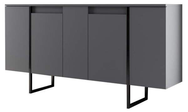 Конзола Лукс Антрацит 160x35x80 см
