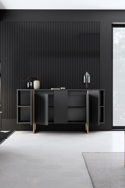 Конзола Лукс Орех 160x35x80 см