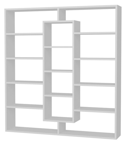 Библиотека Ампле Бяла 125x135.7x22 см
