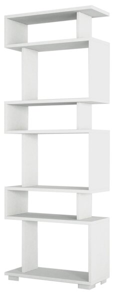 Библиотека Blok Бял 60x165x19.5 см