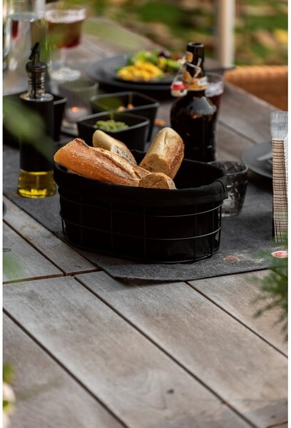 Черна торбичка за сладкиши със стойка Black Outdoor Kitchen Bela - Wenko