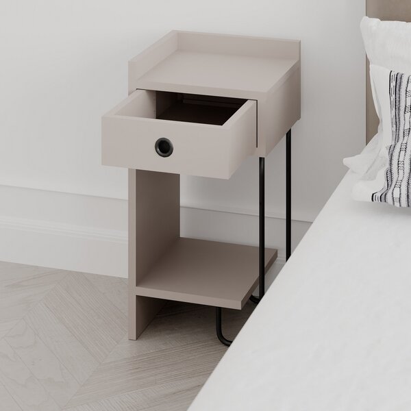 Отворено нощно шкафче Sirius Mocha 32x61x30 см