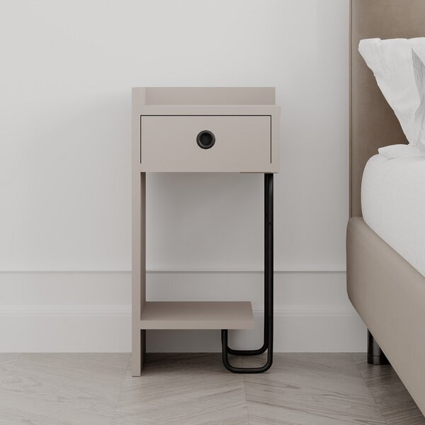 Отворено нощно шкафче Sirius Mocha 32x61x30 см