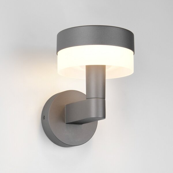 Trio Lighting LED лампа за външна стена Mackenzie, антрацит, алуминий под налягане, Сив, Алуминий, Модерен