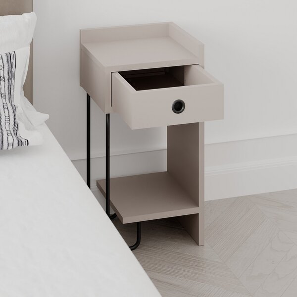 Отворено нощно шкафче Sirius Mocha 32x61x30 см