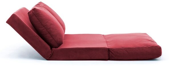 Разтегателен диван за 2 места Taida Кафяв 120x68x26 см