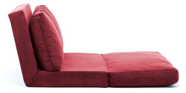 Разтегателен диван за 2 места Taida Кафяв 120x68x26 см