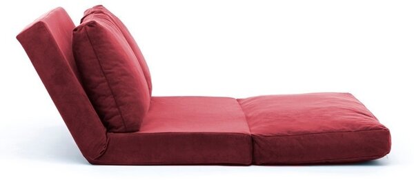 Разтегателен диван за 2 места Taida Кафяв 120x68x26 см