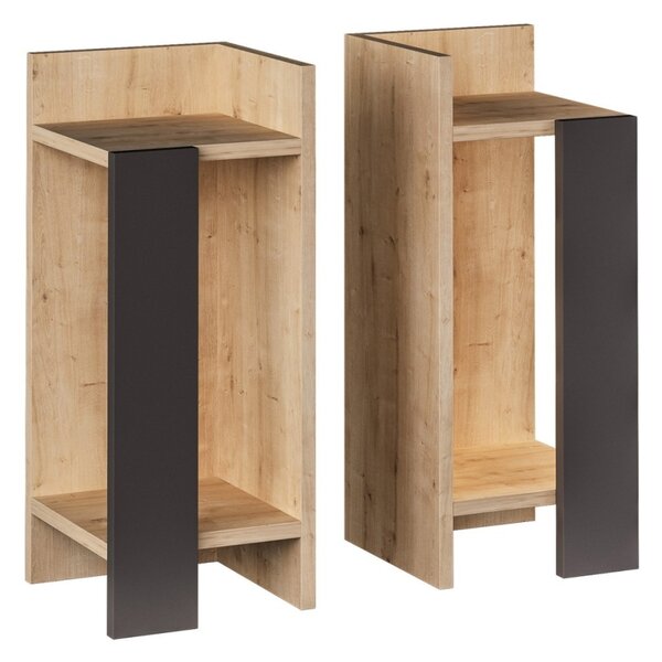 Нощно шкафче Elos Дъб 25x60x27 см