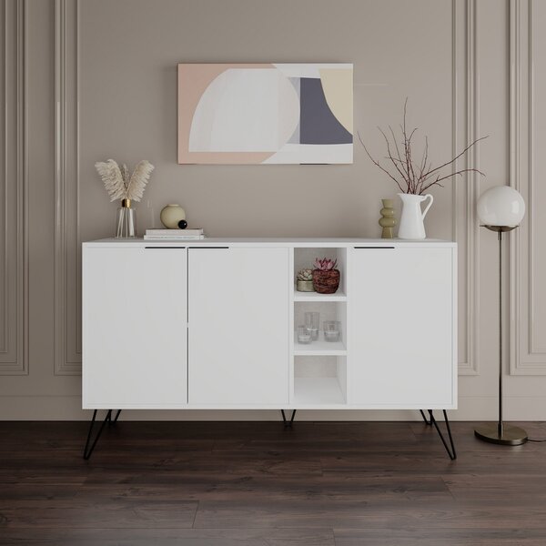Конзола Клара Бяла 142x83x35.6 см