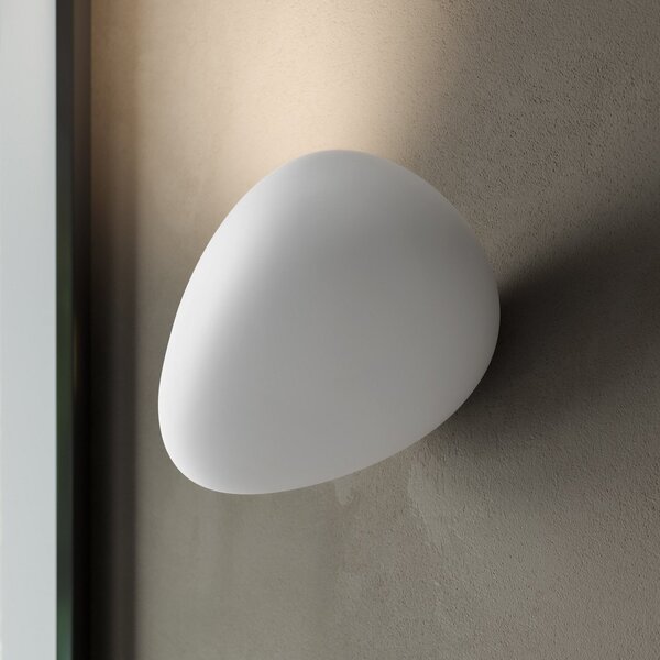 Karman LED лампа за външна стена Flò бяла 16 x 12 cm изкуствена смола IP55, Бял, Дневна/трапезария, Пластмаса, Дизайн
