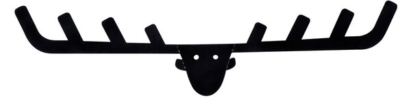 Метална закачалка Antler черна 66x17 см