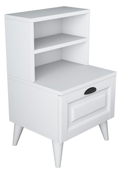 Нощно шкафче BD105 Бяло 45x74.4x40 см