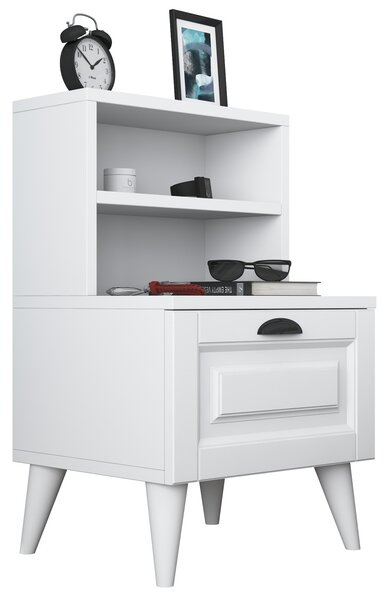 Нощно шкафче BD105 Бяло 45x74.4x40 см
