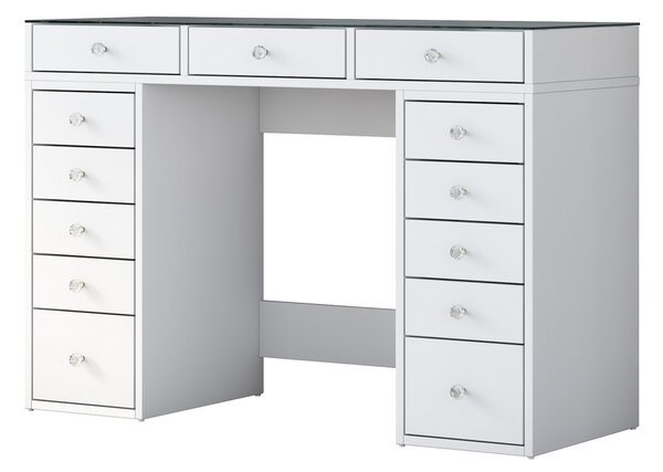 Тоалетна маса BJ105 Бяла 120x79.8x44.5 см