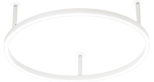 IDEAL LUX Ideal Lux LED таванна лампа Oracle Slim Ø 50 cm бяла 3000 K, Бял, Дневна/трапезария, Алуминий, Модерен