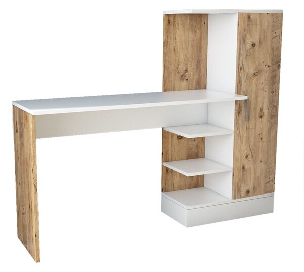 Бюро Ct2 бяло натурално 152.3x120x40 см