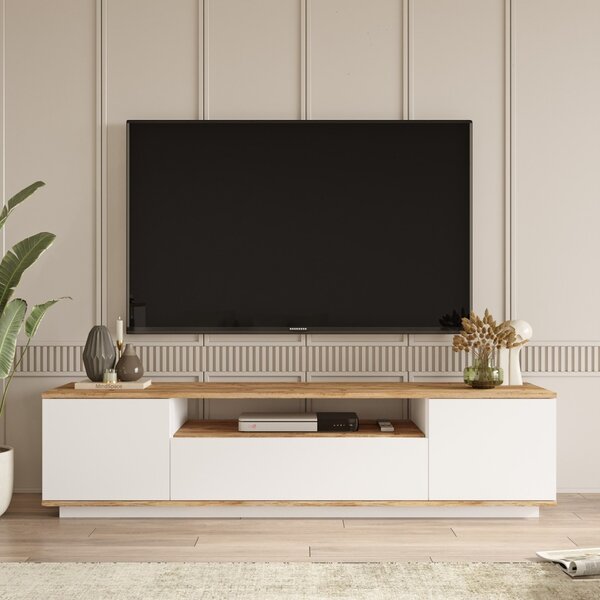 ТВ конзола Fr7 бяла 180x44.6x44.5 см