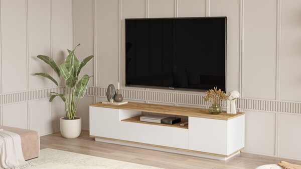 ТВ конзола Fr7 бяла 180x44.6x44.5 см