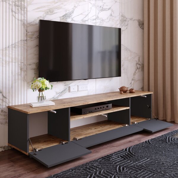 ТВ конзола Fr7 антрацит 180x44.6x44.5 см