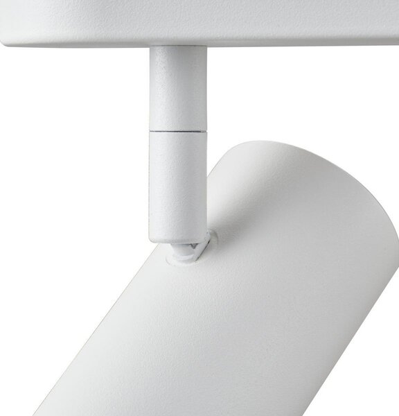 SLV LED таванни прожектори Noblo, 3000 K, бели, дължина 40 cm, Затъмняване, Бял, Дневна/трапезария, Алуминий, Модерен