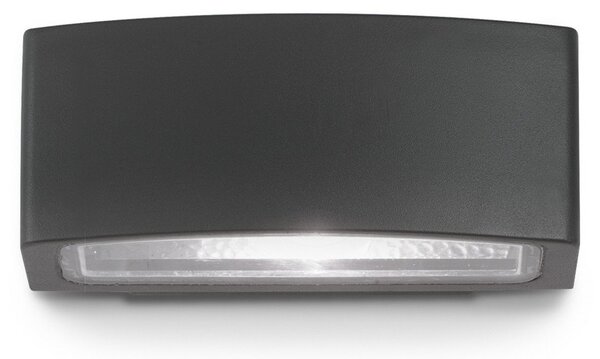 IDEAL LUX Ideal Lux външна лампа Andromeda черна, ширина 22 cm алуминий, Затъмняване, Черен, Баня, Алуминий, Модерен, Стенна розетка отдолу